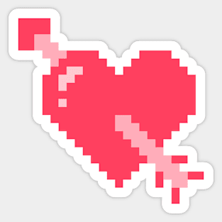 Heart and arrow Sticker